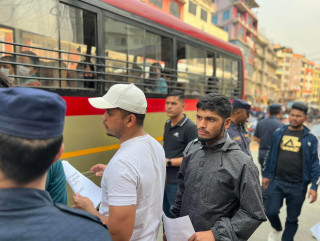 अनेरास्ववियु अमृत साइन्स क्याम्पसले गर्‍यो सार्वजनिक यातायातमा अनुगमन