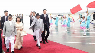 प्रधानमन्त्री प्रचण्ड चीनको बेइजिङमा
