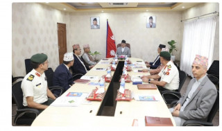सिंहदरबारमा राष्ट्रिय सुरक्षा परिषद्को बैठक जारी