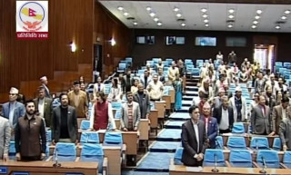 प्रतिपक्षी दलको अवरोधपछि संसद् बैठक स्थगित