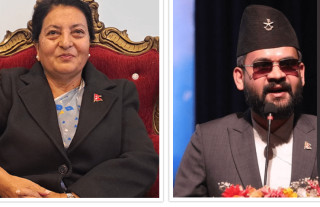 विद्या भण्डारी र बालेन शाहबिच भेटवार्ता