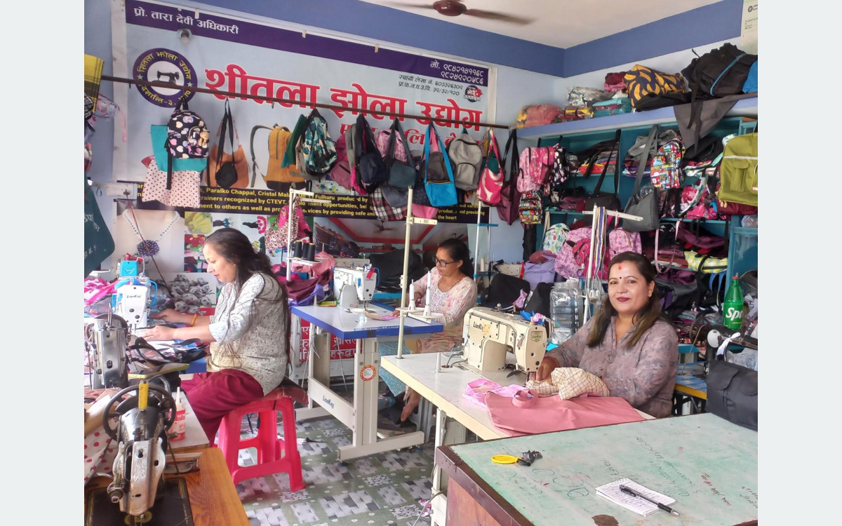 झोला उद्योगबाट रोजगारी सृजना गर्दै तारादेवी